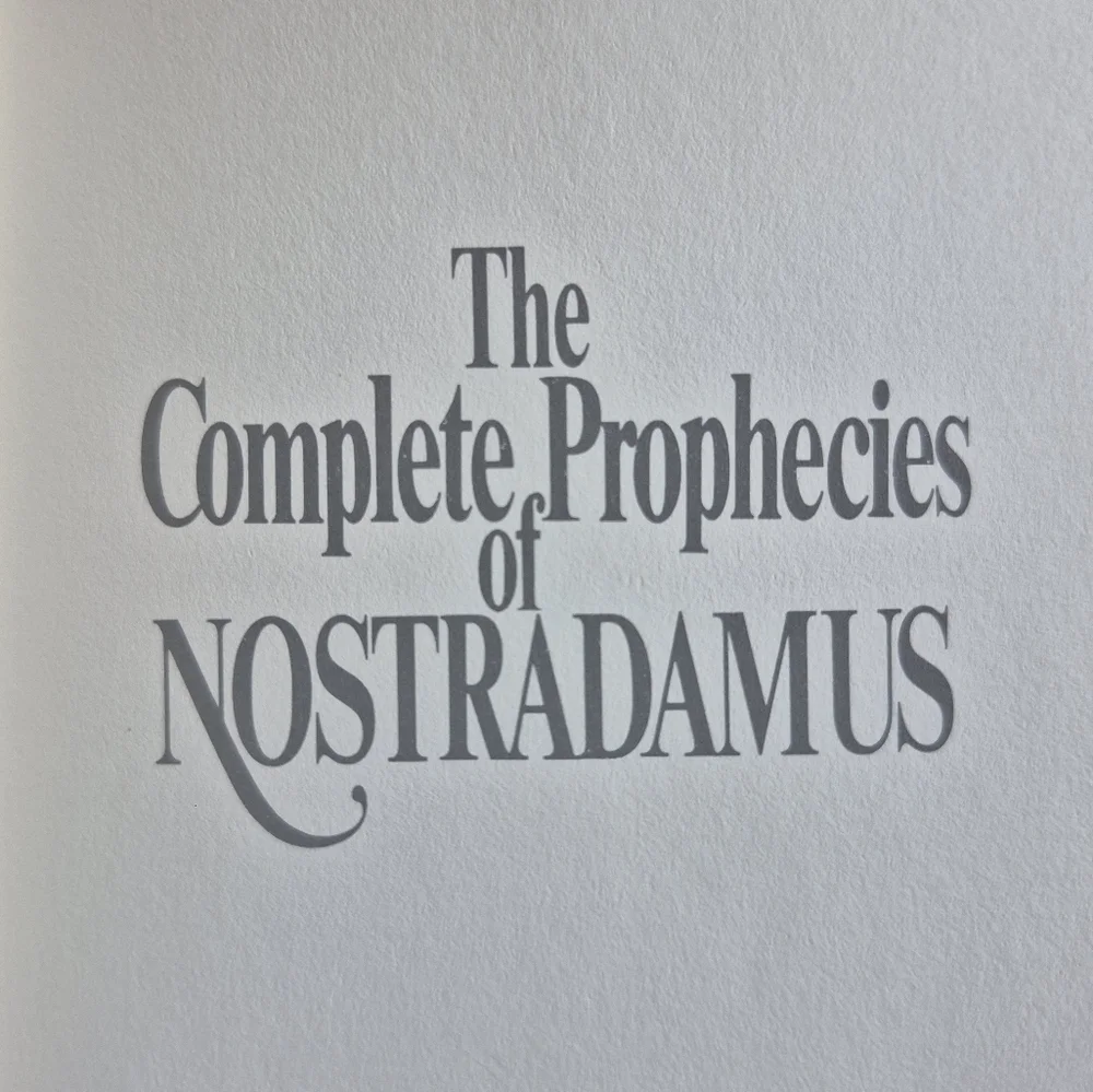 The Complete Prophecies of Nostradamus Book - Picture 4 of 10